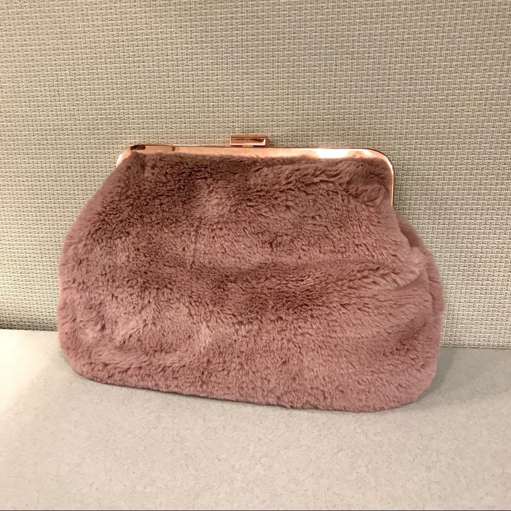 Fur crossbody bag
